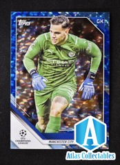 2021-22 UEFA Champions League Base Icy Blue Foil #57 Ederson /99